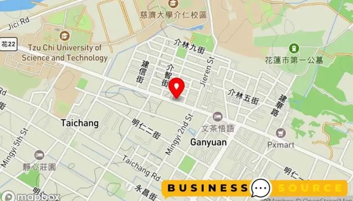 地图 绿色小镇天然有机沛沛商行 天然食品店 在 Hualien County, Hualien City