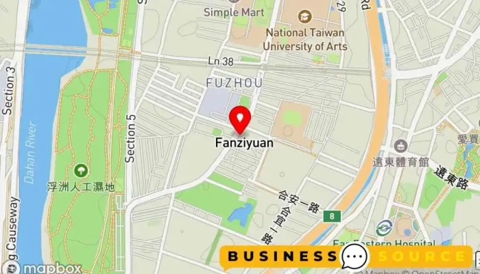 Mei Lian She Ban Qiao Da Guan Dian 地圖 - New Taipei City, Banqiao District