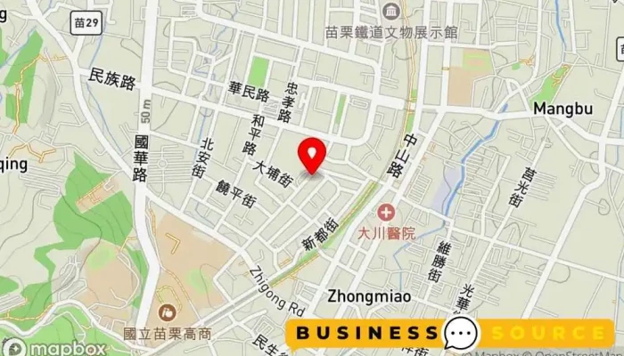 Mei Lian She Miao Li Fu Qian Dian 地圖 - Miaoli County, Miaoli City