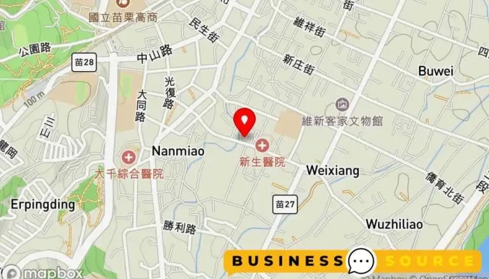Mei Lian She Miao Li Xin Dong Dian 地圖 - Miaoli County, Miaoli City