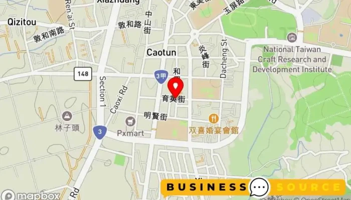 Mi Ya Fu Shi 地圖 - Nantou County, Caotun Township