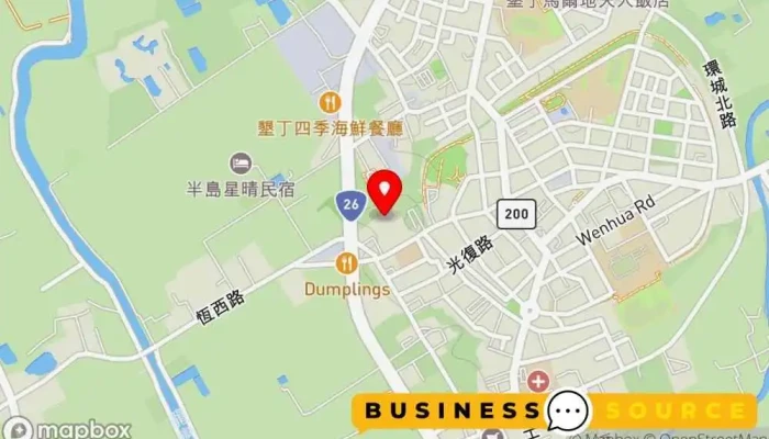 Niu Kou Cang Ku 地圖 - Pingtung County, Hengchun Township