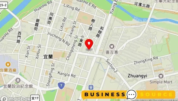 Nu Zhu Jiao Shao Shu Nu Fu Shi 地圖 - Yilan County, Yilan City