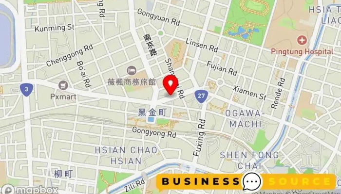 Piao Liang Jing Pin Wu Tong Chuan Er 地圖 - Pingtung County, Pingtung City