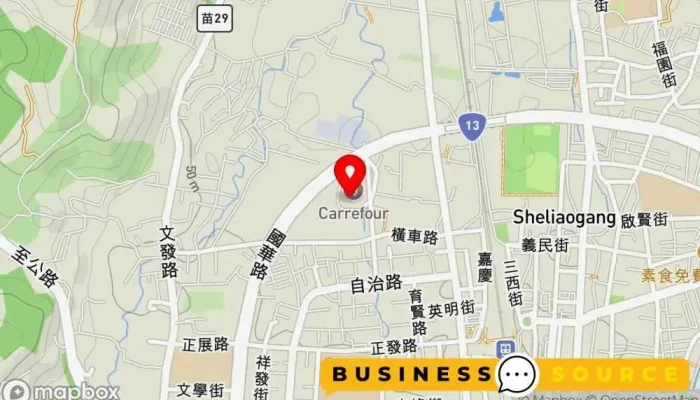 Pin Tian Mu Chang Miao Li Jia Le Fu Dian 地圖 - Miaoli County, Miaoli City