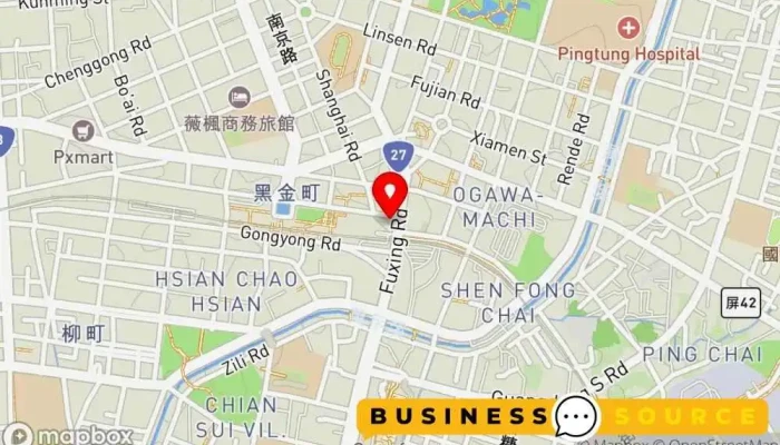 Ping Dong Gui Xi Men Shi 地圖 - Pingtung County, Pingtung City