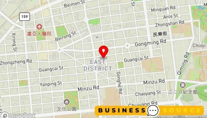 地图 仟万海产 超市 在 Chiayi City, East District