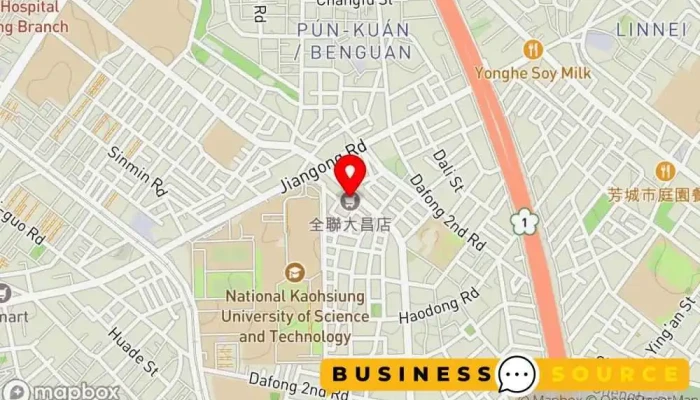 Quan Lian Fu Li Zhong Xin  San Min Da Chang 地圖 - Kaohsiung City, Sanmin District