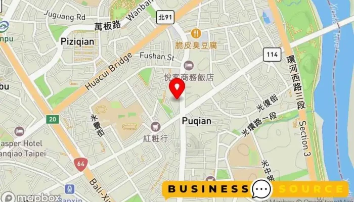 Quan Lian Fu Li Zhong Xin Ban Qiao San Min Dian 地圖 - New Taipei City, Banqiao District
