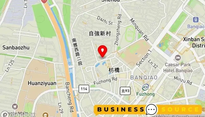 Quan Lian Fu Li Zhong Xin Ban Qiao Zhong Zheng Dian 地圖 - New Taipei City, Banqiao District