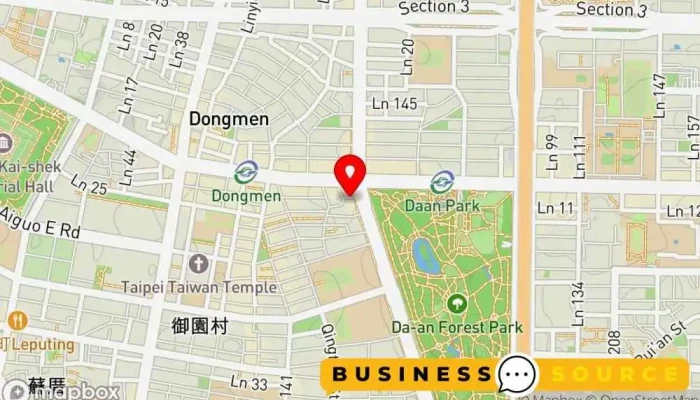 Quan Lian Fu Li Zhong Xin Da An Xin Sheng Nan Dian 地圖 - Taipei City, Da’an District