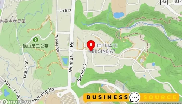 Quan Lian Fu Li Zhong Xin Gui Shan Wen Qing Dian 地圖 - Taoyuan City, Guishan District