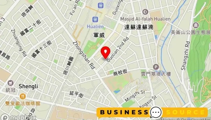 地图 全联福利中心 花莲国联店 折扣超市 在 Hualien County, Hualien City