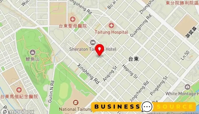 地图 全联福利中心 台东中山店 折扣超市, 超市 在 Taitung County, Taitung City