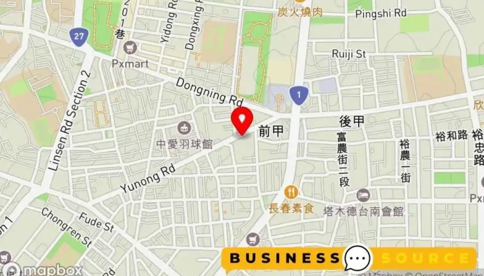 Quan Lian Fu Li Zhong Xin Tai Nan Yu Nong Dian 地圖 - Tainan City, East District