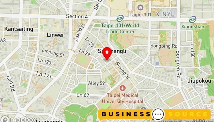 Quan Lian Fu Li Zhong Xin Xin Yi San Xing 地圖 - Taipei City, Xinyi District