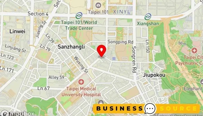 Quan Lian Fu Li Zhong Xin Xin Yi Zhuang Jing Dian 地圖 - Taipei City, Xinyi District