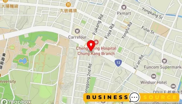 地图 全聯福利中心 中工店 折扣超市 在 Taichung City, Xitun District