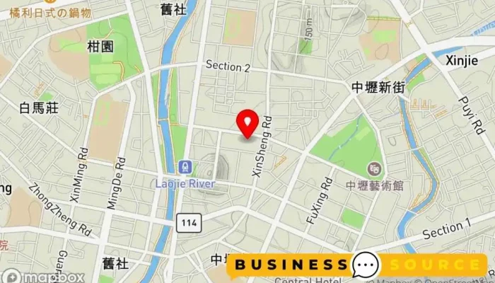 Quan Lian Fu Li Zhong Xin Zhong Li Zhong Mei Dian 地圖 - Taoyuan City, Zhongli District