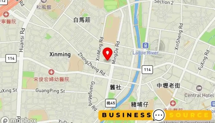 Quan Lian Fu Li Zhong Xin Zhong Li Zhong Shan Dian 地圖 - Taoyuan City, Zhongli District