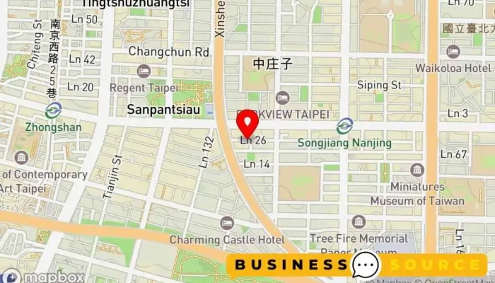 Quan Lian Fu Li Zhong Xin Zhong Shan Nan Jing Dian 地圖 - Taipei City, Zhongshan District