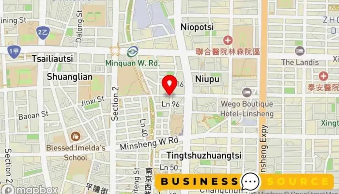 Quan Lian Fu Li Zhong Xin Zhong Shan Shuang Lian Dian 地圖 - Taipei City, Zhongshan District