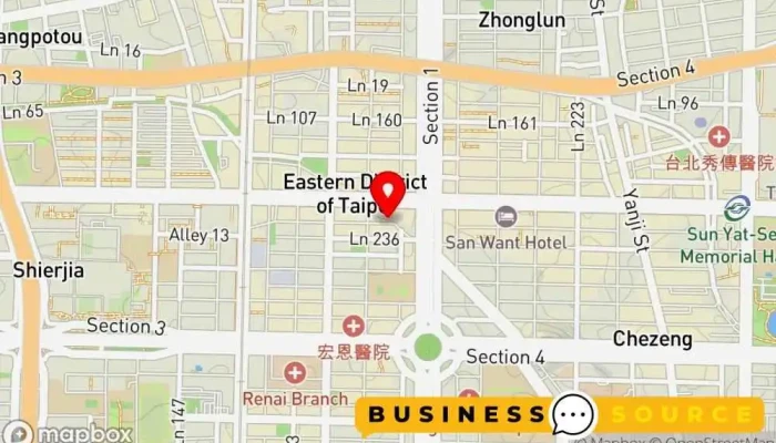Quan Lian Fu Li Zhong Xin Pxmart Da An Dun Nan Dian 地圖 - Taipei City, Da’an District