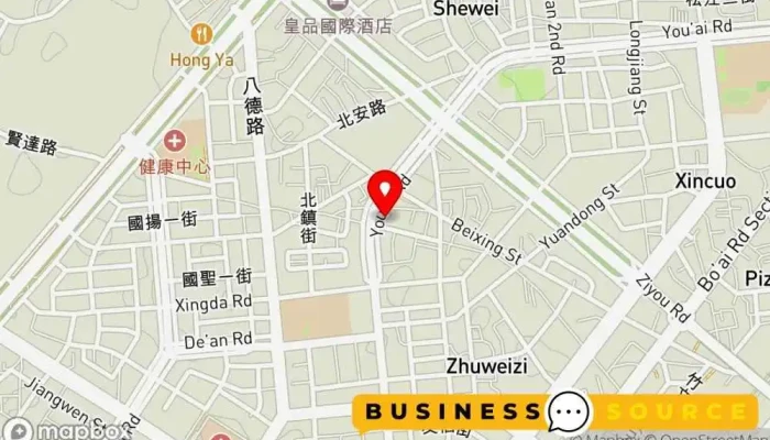 地图 全聯福利中心Pxmart 嘉義友愛 超市, 折扣超市 在 Chiayi City, West District