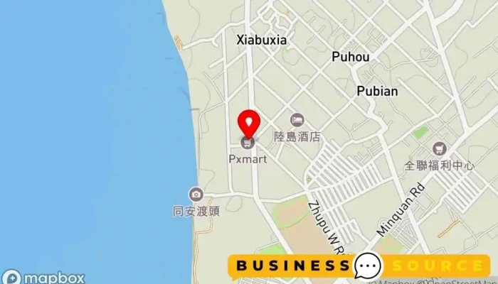 Quan Lian Fu Li Zhong Xin Pxmart Jin Men Ci Hu 地圖 - Kinmen County, Jinning Township
