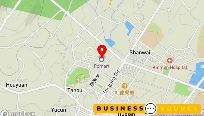 Quan Lian Fu Li Zhong Xin Pxmart Jin Men Jin Hu 地圖 - Kinmen County, Jinhu Township