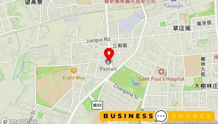 Quan Lian Fu Li Zhong Xin Pxmart Tao Yuan Yong Mei Dian 地圖 - Taoyuan City, Taoyuan District