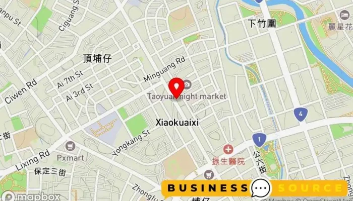 Quan Lian Fu Li Zhong Xin Pxmart Tao Yuan Zhong Zheng Dian 地圖 - Taoyuan City, Taoyuan District