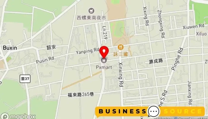 Quan Lian Fu Li Zhong Xin Pxmart Xi Luo Fu Lai 地圖 - Yunlin County, Xiluo Township