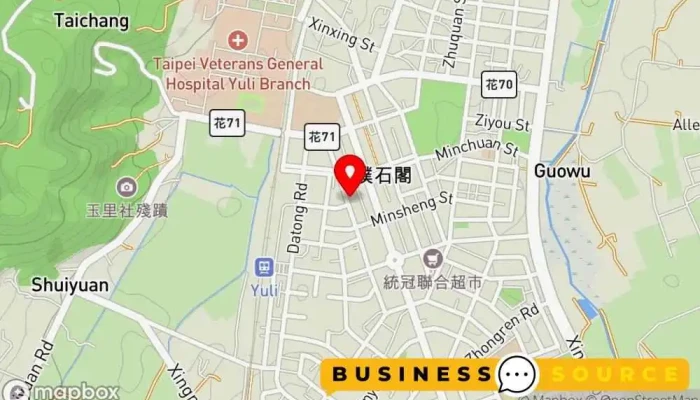 地图 全聯福利中心Pxmart 玉里和平 折扣超市 在 Hualien County, Yuli Township