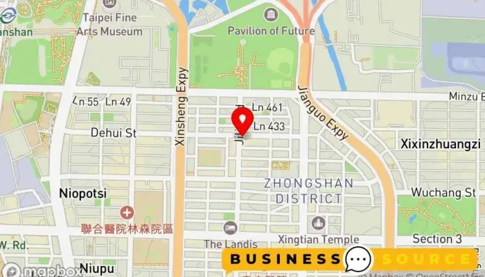 Quan Lian Fu Li Zhong Xin Pxmart Zhong Shan De Hui 地圖 - Taipei City, Zhongshan District