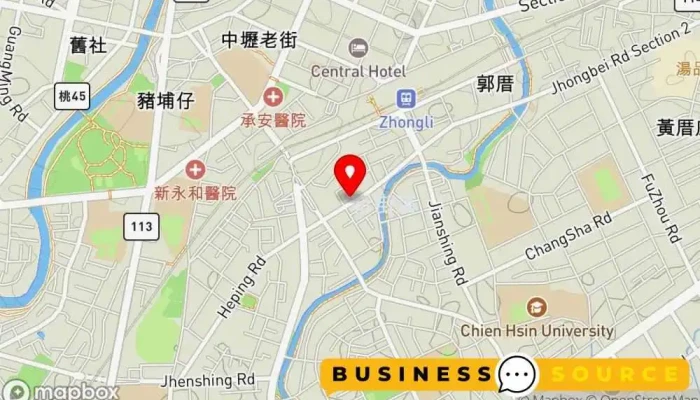 Quan Lian Fu Li Zhong Xin 地圖 - Taoyuan City, Zhongli District