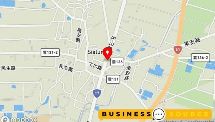 Quan Mei Chao Shi 地圖 - Yunlin County, Kouhu Township