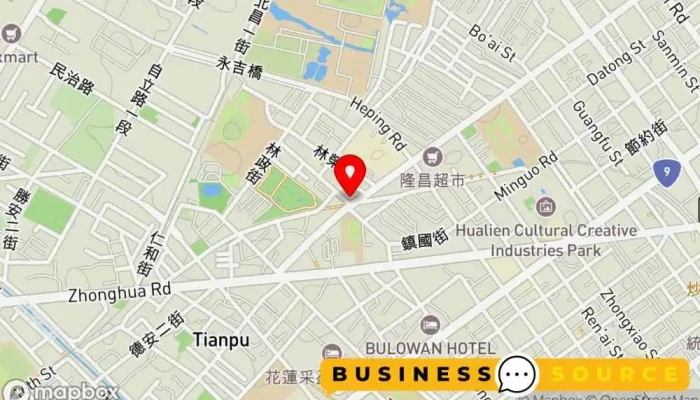 地图 全民生活百货福利大批发 超市 在 Hualien County, Hualien City