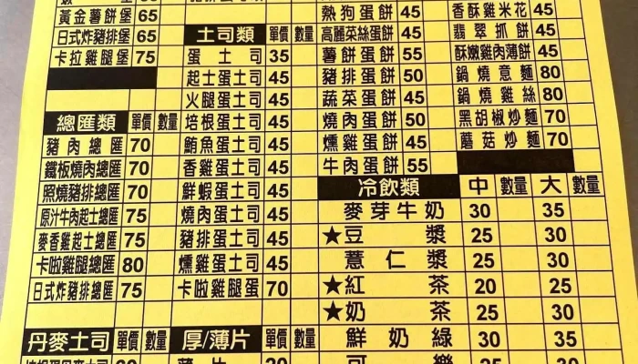 Shang Wei Jia Zao Can Pu Cai Dan - Pingtung County, Hengchun Township