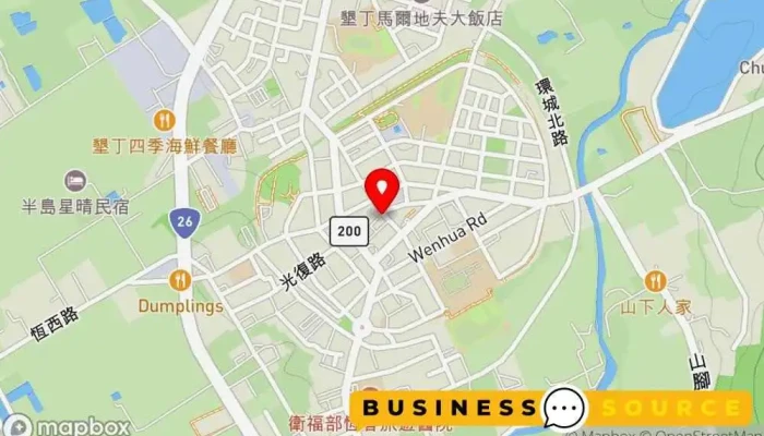 Shang Wei Jia Zao Can Pu 地圖 - Pingtung County, Hengchun Township