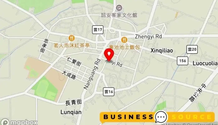 Sheng Qian Chao Shi Lun Bei Dian 地圖 - Yunlin County, Lunbei Township