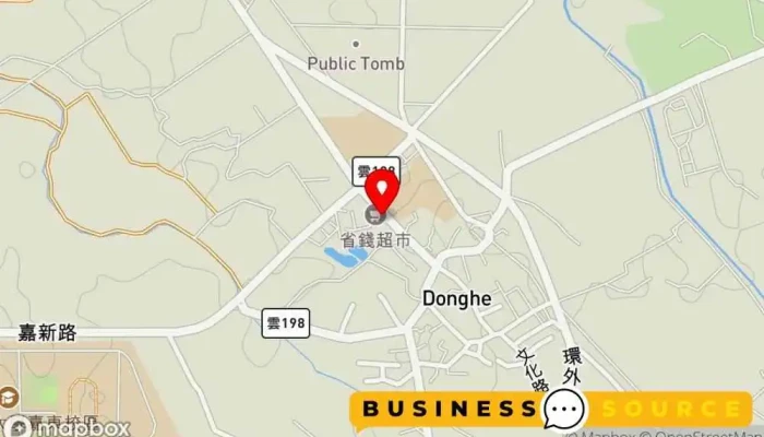 Sheng Qian Chao Shi 地圖 - Yunlin County, Gukeng Township