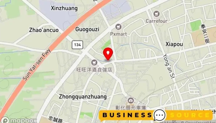 地图 省银两揪团GO(彰化） 选购超市家具的商店 在 Changhua County, Changhua City