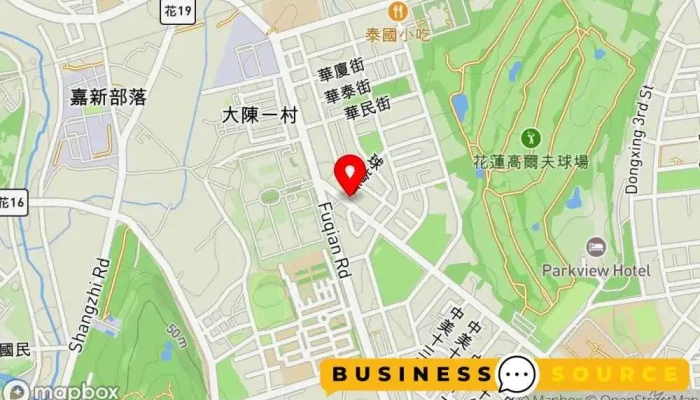 Tai Shan Bian Li Shang Dian 地圖 - Hualien County, Hualien City