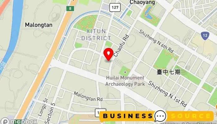 地图 台湾枫康超市 朝富店 超市 在 Taichung City, Xitun District