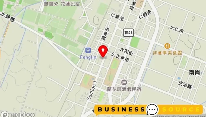 地图 统冠联合超市凤林店 超市 在 Hualien County, Fenglin Township