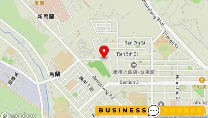 地图 统冠联合超市 超市 在 Taitung County, Taitung City