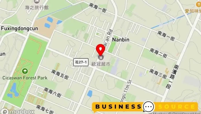 地图 统冠联合超市 超市 在 Hualien County, Ji’an Township