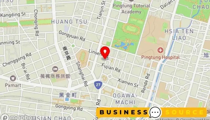 Wu Di Xiao Lan Ping Dong Dian 地圖 - Pingtung County, Pingtung City
