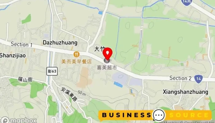 地图 喜美超市(彰南店) 杂货店 在 Changhua County, Changhua City